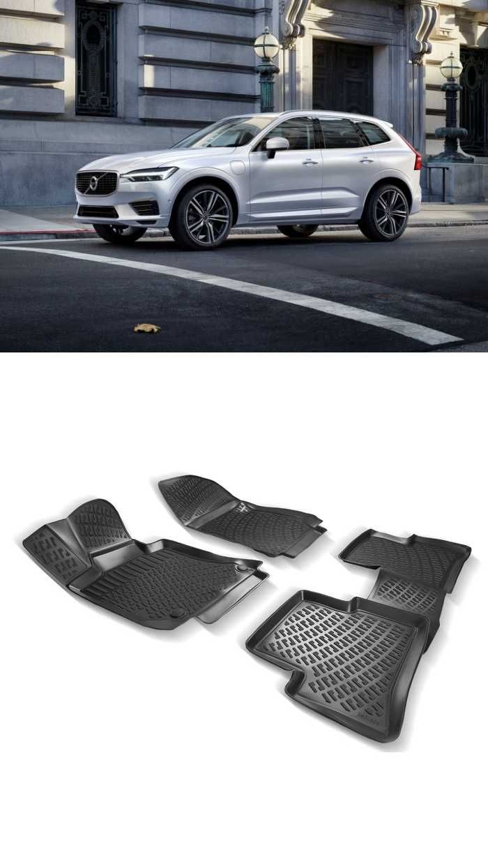 Гумени стелки RizLine съвместими с Volvo XC-60 (2017+)