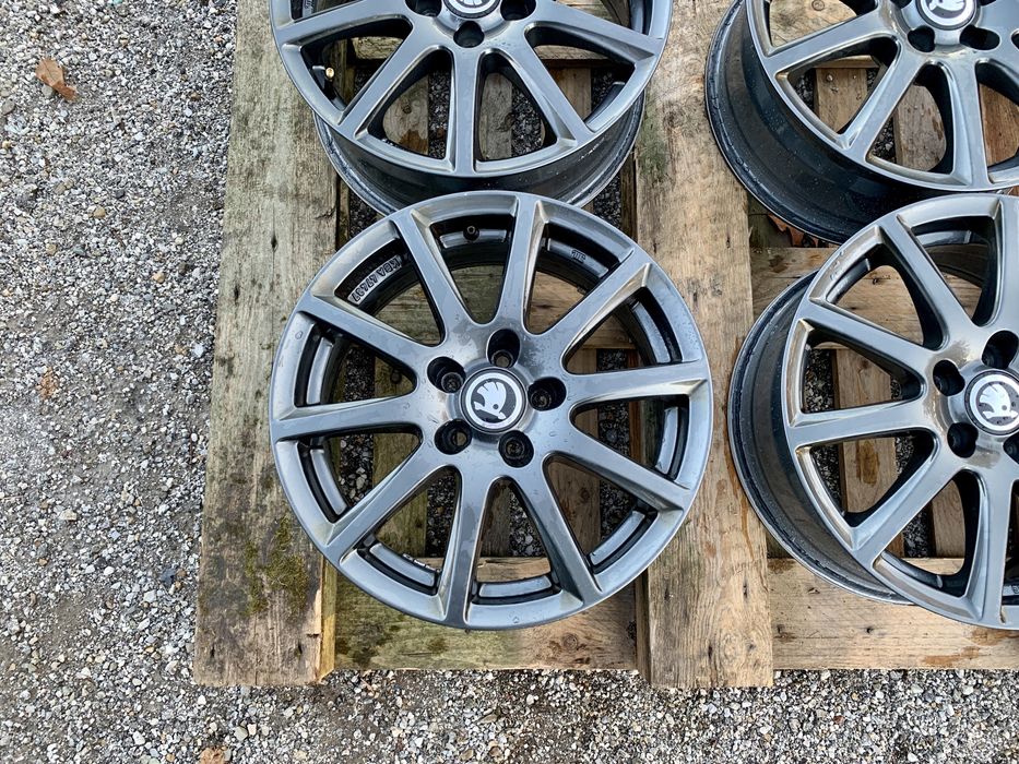 Алуминиеви джанти 16 5x100 за Skoda Kamiq,Fabia,Praktik,Rapid,Roomster