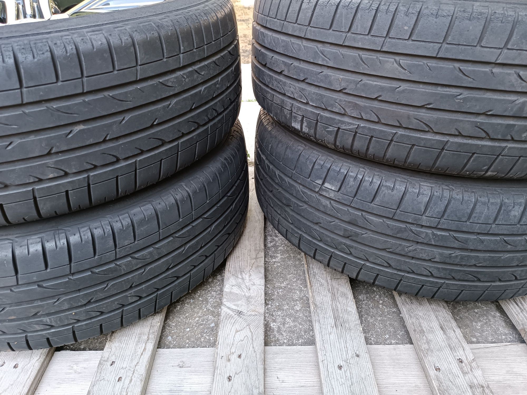 Лети джанти 18ки 5х114.3 Mitsubishi + летни гуми 225/55/18 Bridgestone