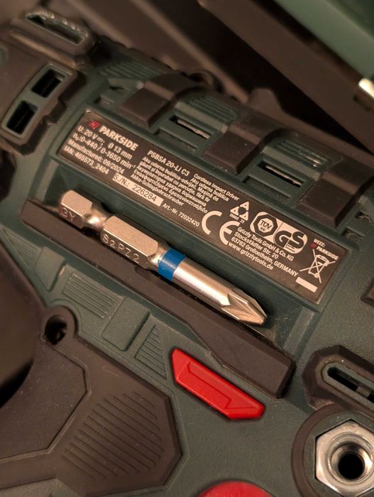 Parkside PSBSA 20-Li C3 - бормашина/винтоверт с чук