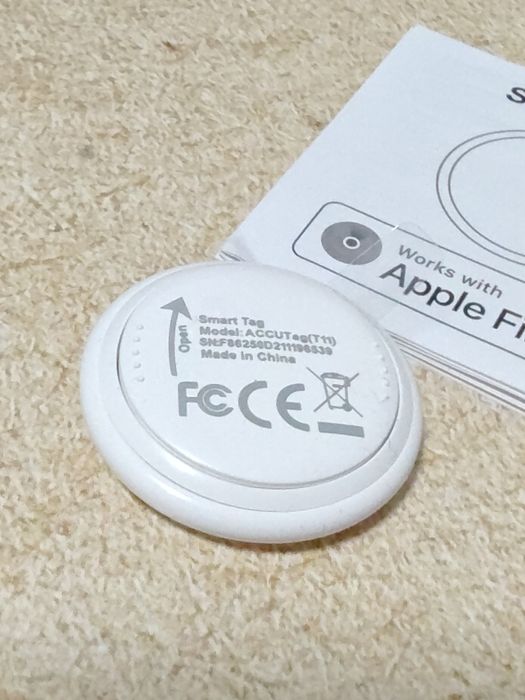 3 bucăți, culoare alba, Smart tag pentru iPhone, Apple, iOS, gps