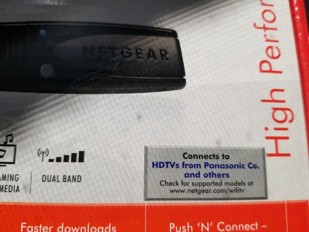 Adaptor Dongle  NETGEAR Range Max Dual Band Wireless-N Adapter WNDA31