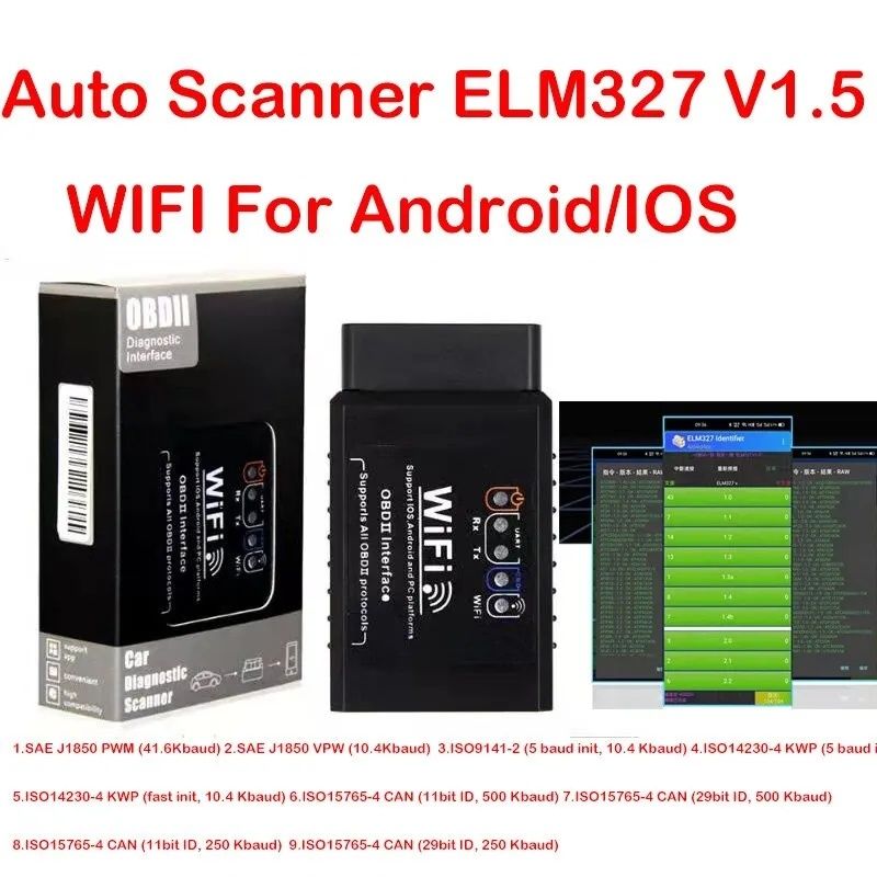 Diagnoza iPhone și android Tester Auto iOS Și Android Elm327 OBD2