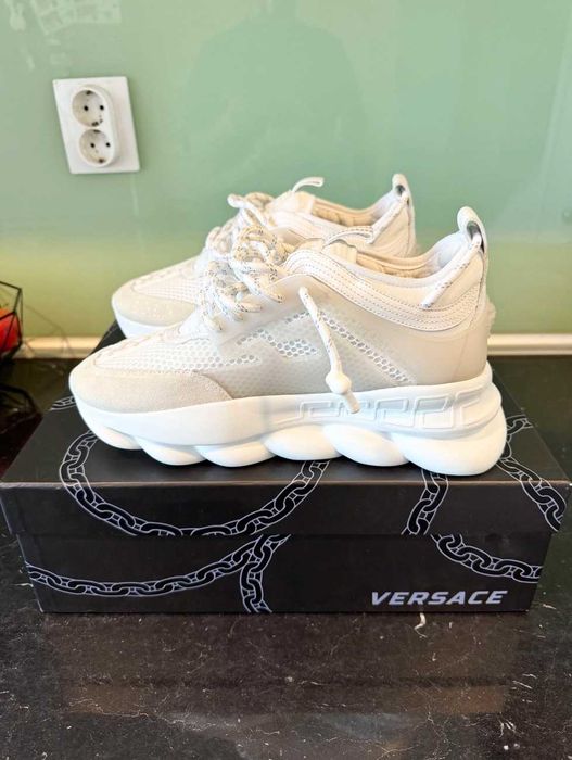 Versace Chain Reaction White Albi, Toate Marimile