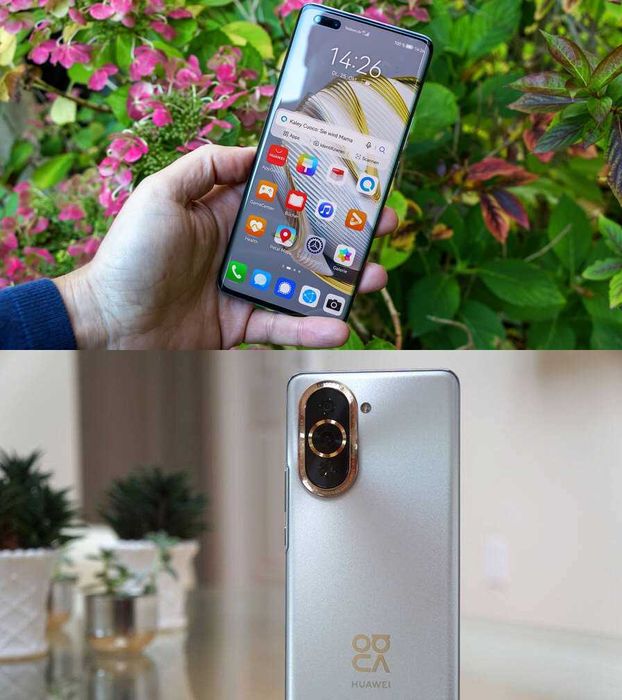 Смартфон Huawei Nova 10 Pro, 6.78", OLED, 256GB, 100W, Сребрист