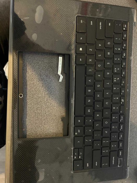 Palmrest / Tastatură US + Touchpad & Fingerprint Dell XPS 15 9500/9510