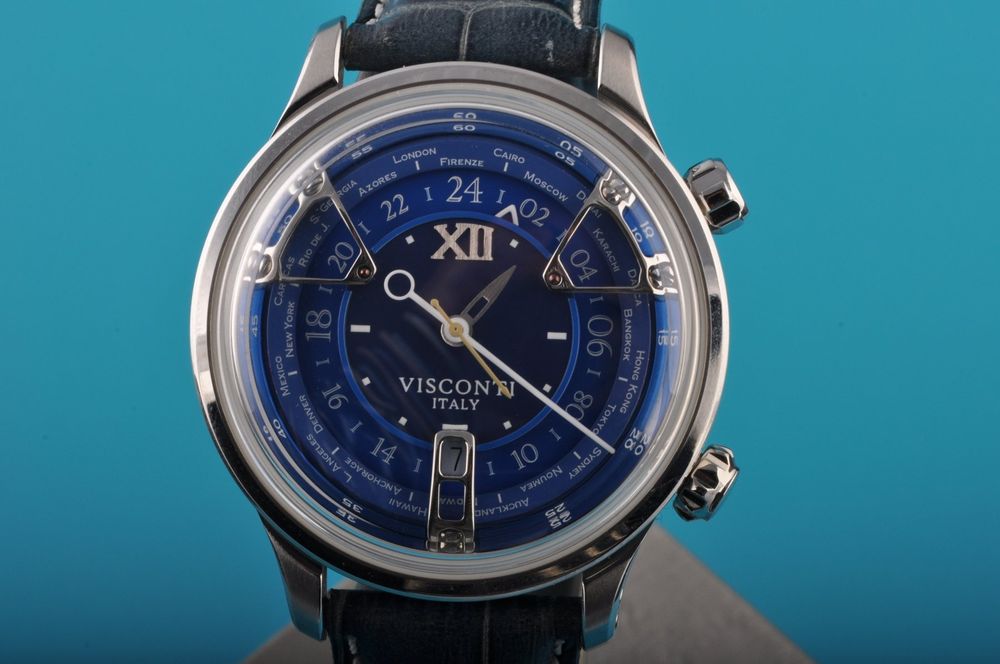 Visconti Opera GMT World Time Blue – KW23-13