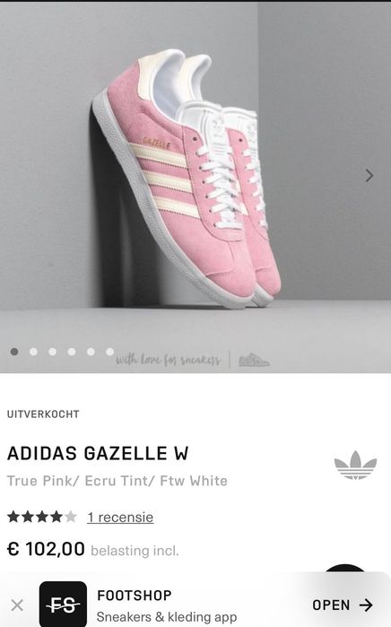 Adidas Gazelle Pink Unisex