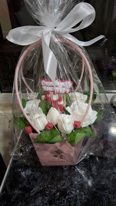 Мыльный букет ко дню учителя, которой будет радовать долгое время!