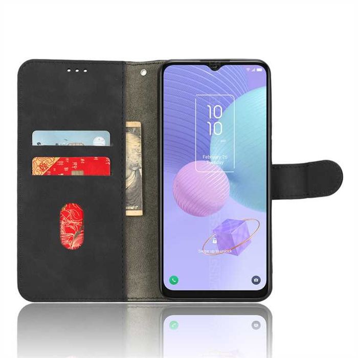 TCL 40 SE / 30 SE / 20 SE / 305 / 306 - Луксозен Кожен Калъф Тефтер