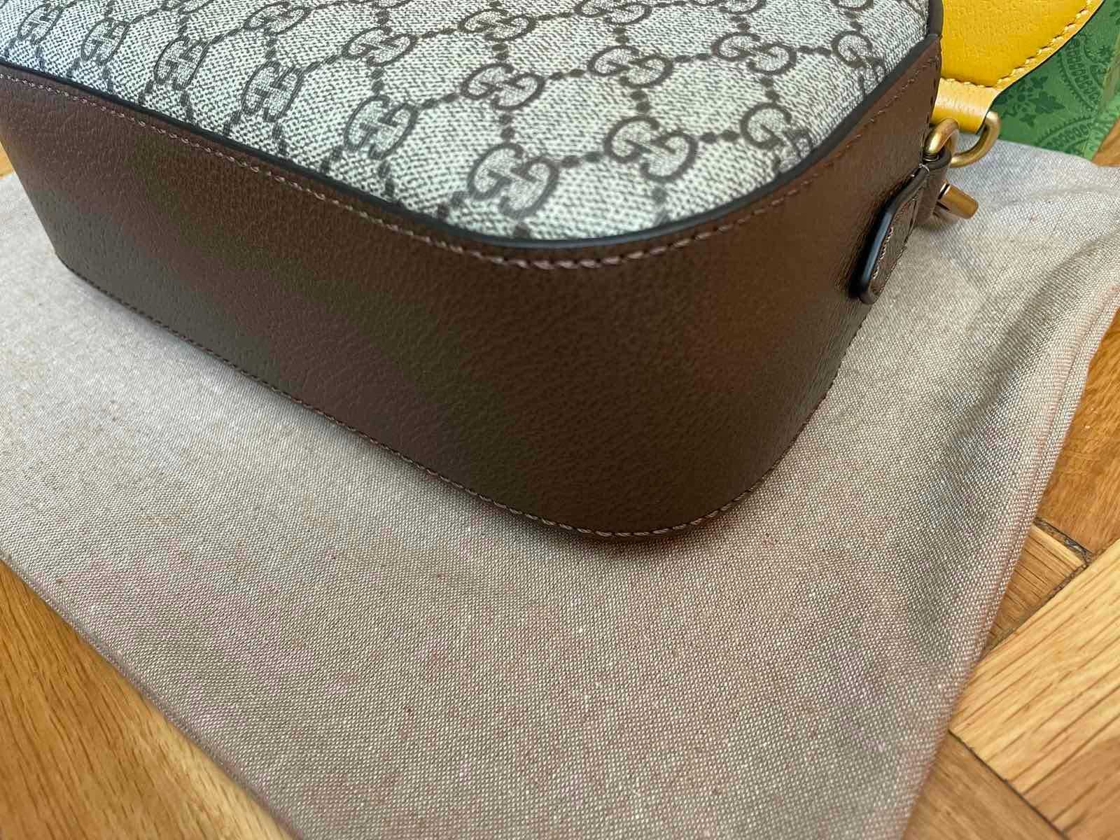 Чанта Gucci Гучи Marmont Neo Vintage Tiger Head Canvas Златно GG лого