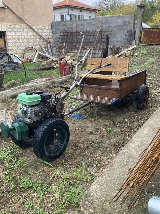 мотофреза с ремарке