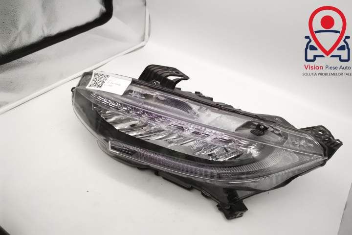 Ляв фар Оригинален Пълен Led Авариран Хонда Цивик / Honda Civic [Преве