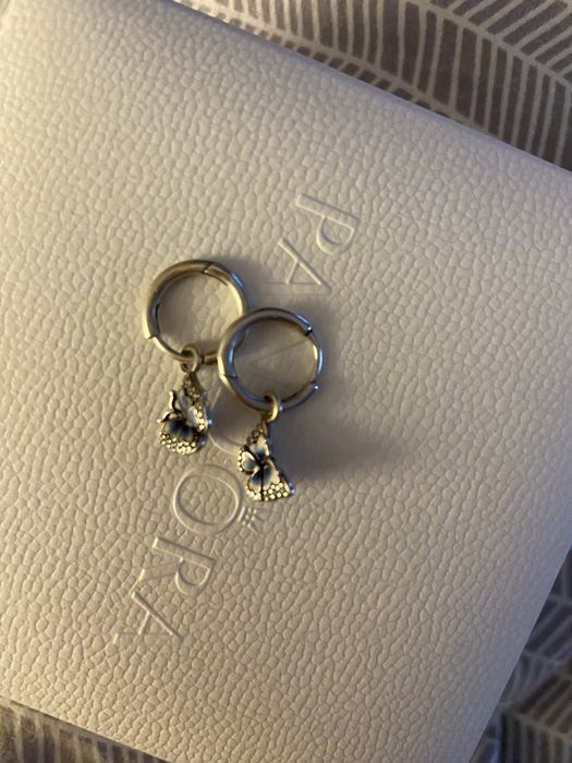 Cercei Pandora cu cristale zirconiu