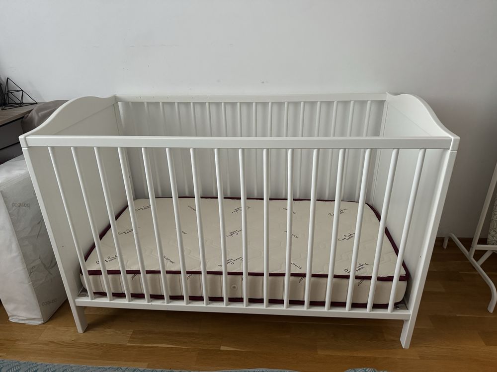 Бебешка кошара SMAGORA + бебешки матрак Pierre Cardin 60x120