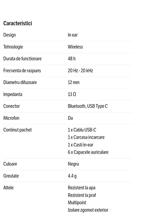 Casti True Wireless JBL Tune Flex 2