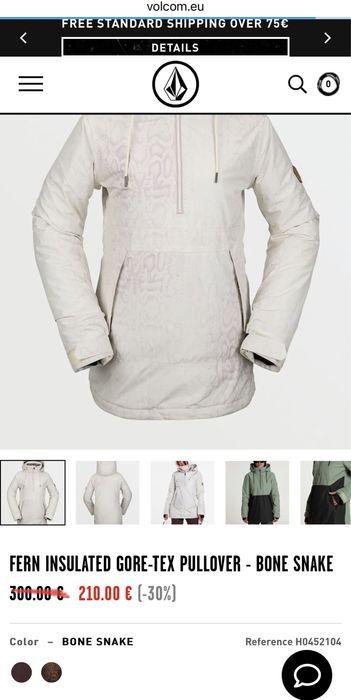 Volcom Fern Insulated GORE-TEX Pullover дамско ски/сноуборд яке - XS/S