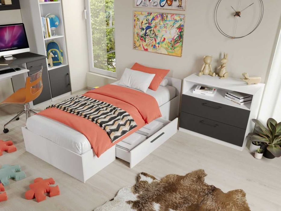 Set Mobila Dormitor Tineret Mihai C17 - Transport Gratuit in 4-10 zile