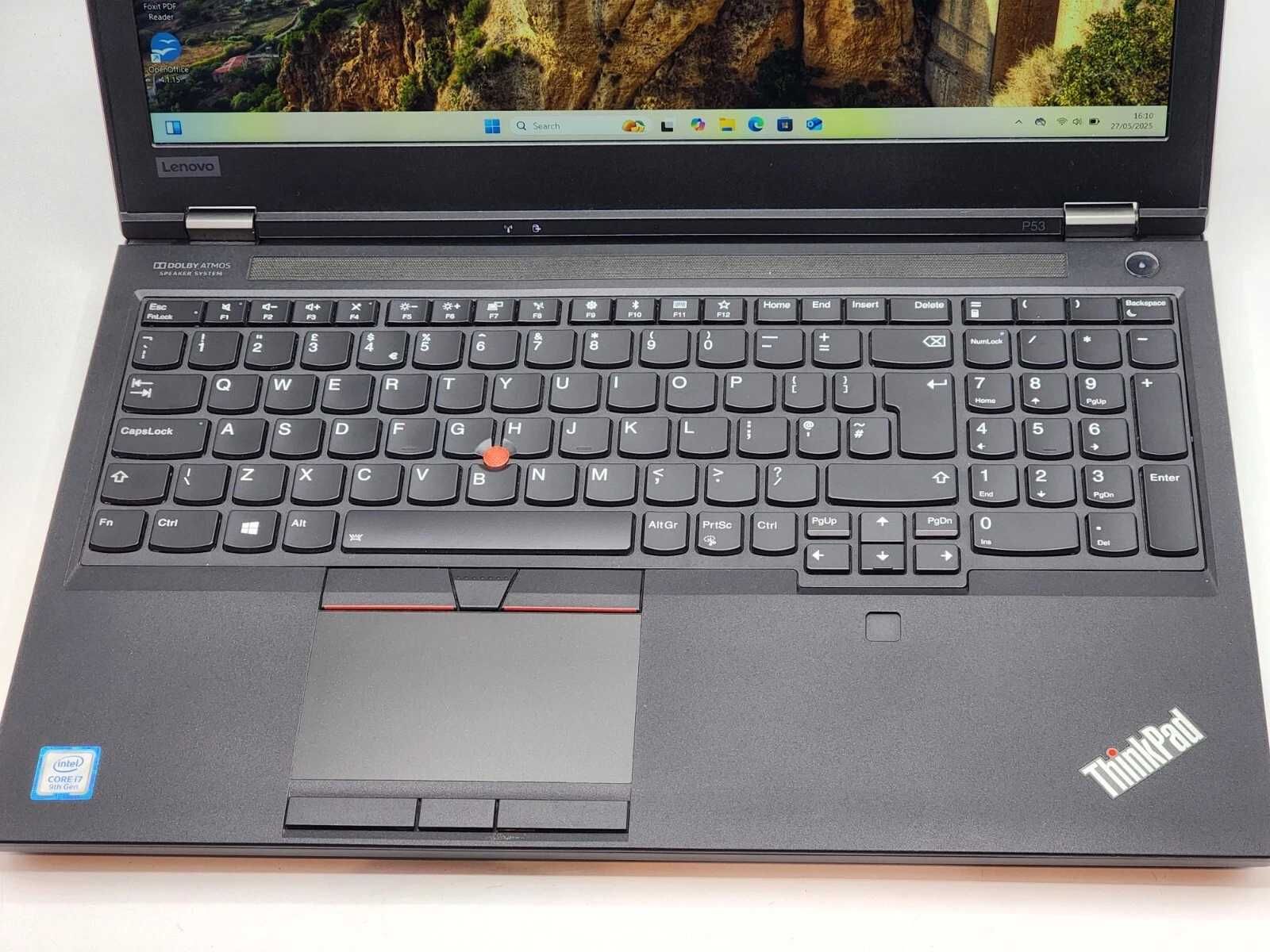 Лаптоп Lenovo ThinkPad P53 i7-9750H 32GB 512GB Quadro T2000 FHD