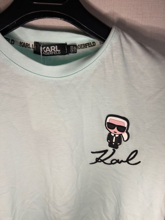 Тениска Karl Lagerfeld с етикет