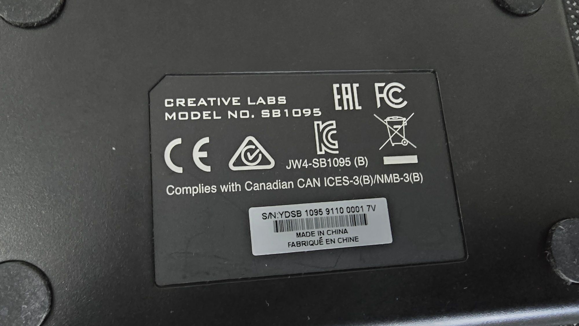 Placa sunet creative sound blaster ,5+1 dolby digital