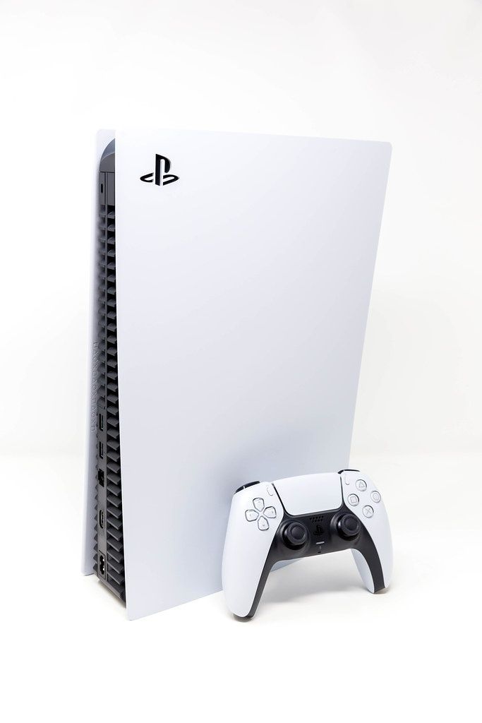 Carcasa Playstation 5 White Alba Originala Disc Edition