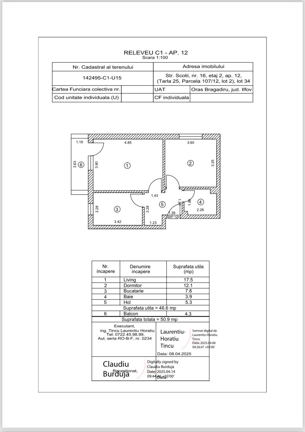 Apartament 2 Camere Finalizat ( Mutare Rapida)!TVA 9% inclus !