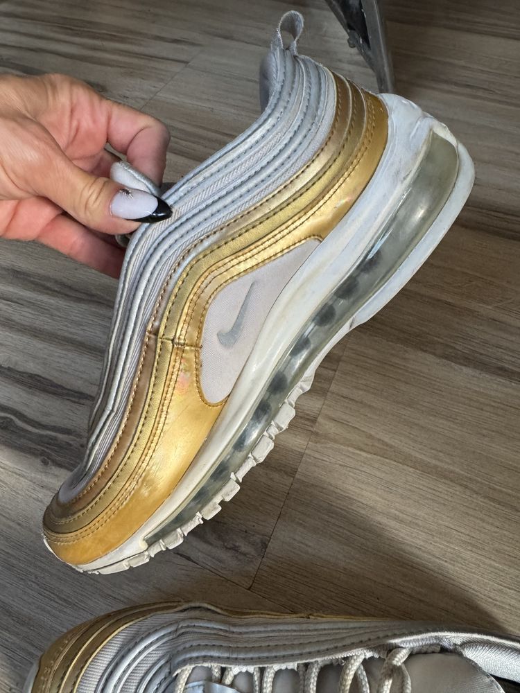 Оригинални маратонки Nike Air Max 97 Metallic Gold! 39 н