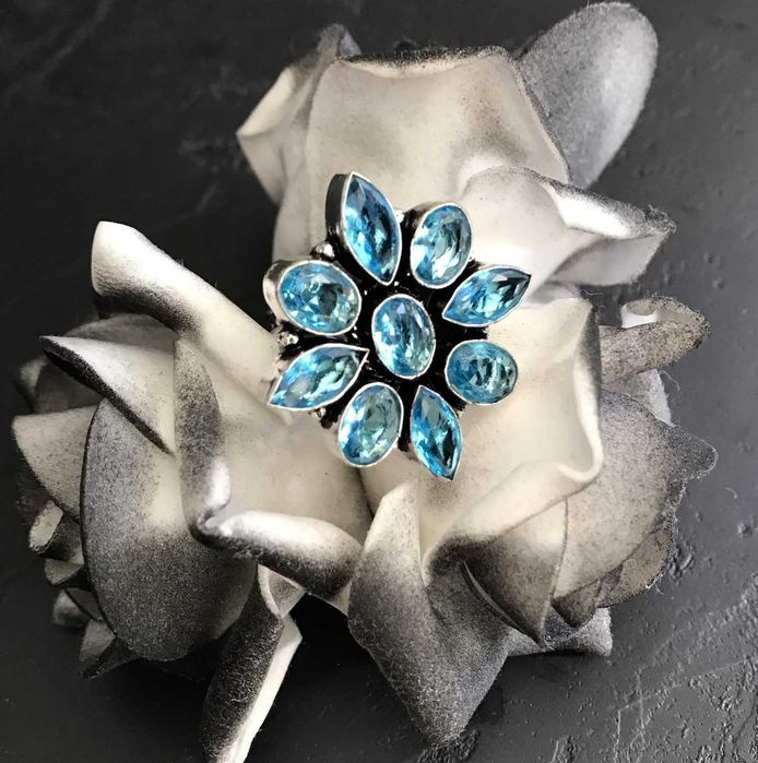 Inel Argint 925 cu Pietre Semipretioase Topaz