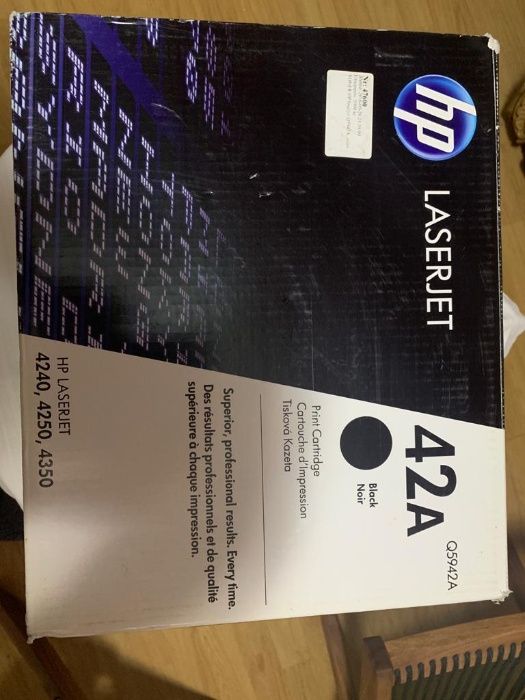 Cartus Toner Original Hp 42 A Q5942A Black, 10000 Pagini