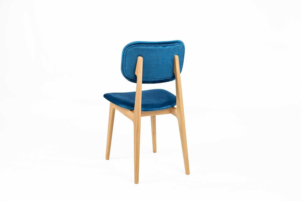 Scaun dining lemn masiv de stejar, OTIS, TOPAZ85, 84x42x46 cm