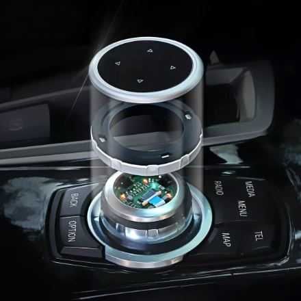 Trim BMW iDrive Buton Multimedia F30 F10 F11 F34 F07 F01 E70 E71 F25