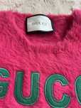 Пухена блузка къс ръкав Gucci