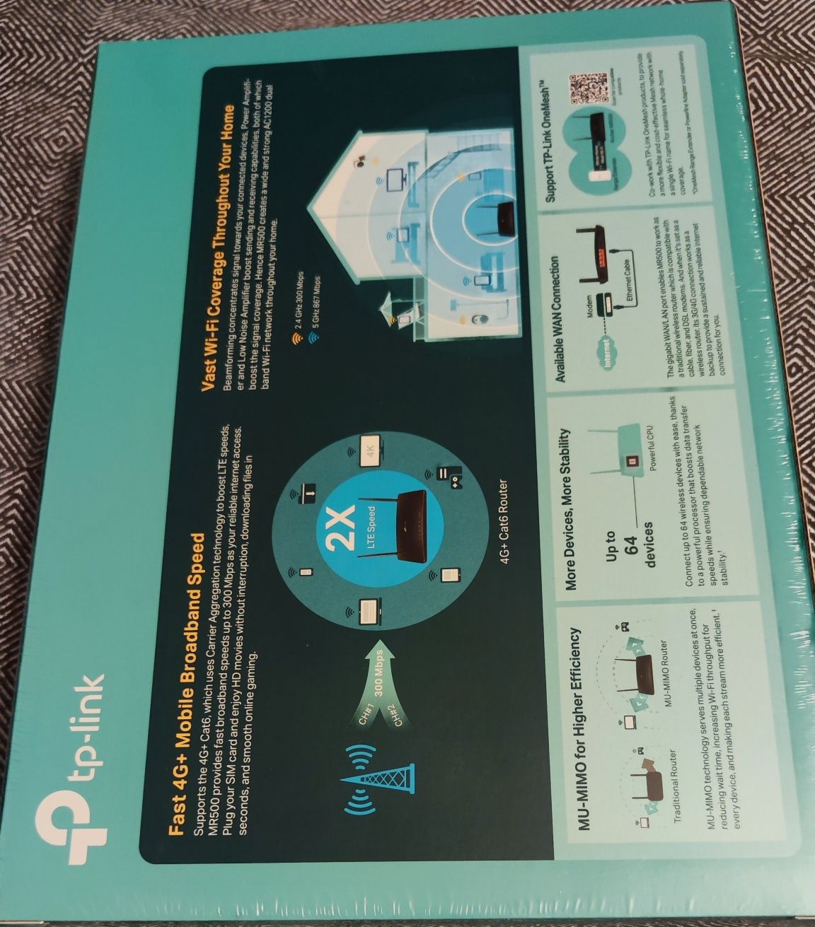 Router wireless tp-link MR500 Archer Nou Sigilat
