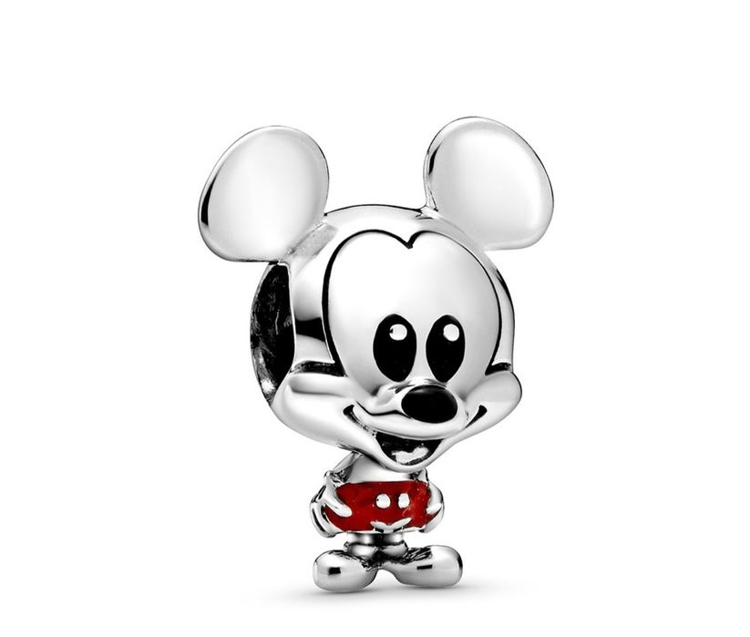 Brățară Pandora /18cm, Michey Mouse  și talismane