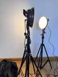 Kit LED 3200K-5600K set 2 buc cu softbox 50 x 70cm si stative