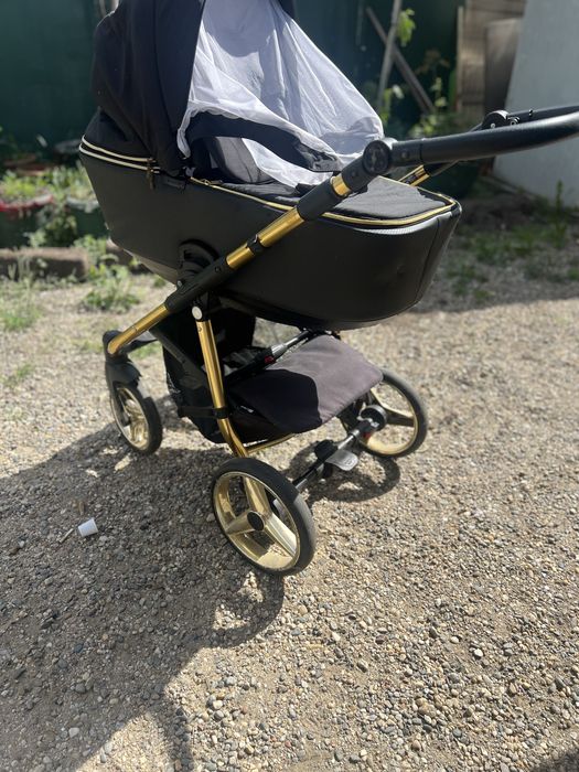 Cărucior copii 3 în 1 Reggio Adamex Special Edition Gold
