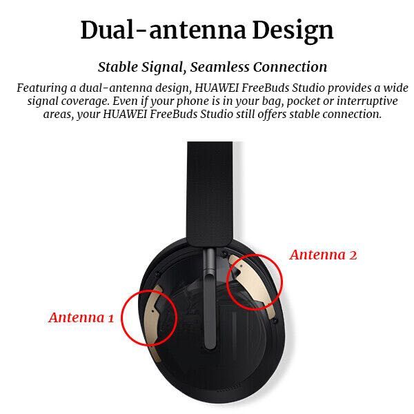 Huawei FreeBuds STUDIO феноменални блутут 5.2 слушалки с 8 микрофона и