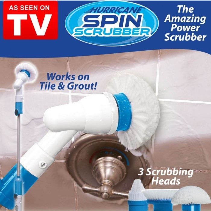 Нова Електрическа Четка за Почистване Spin SCRUBBER