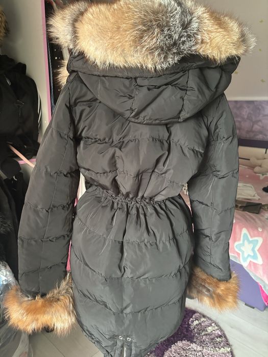 Geaca parka blana naturala vulpe