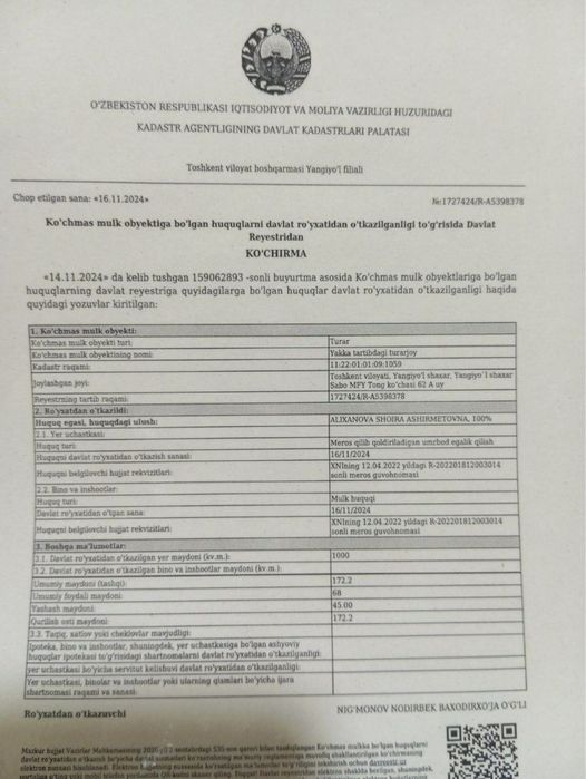 Уй сотилади срочно