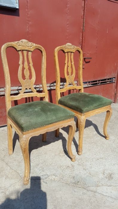 scaun lemn vintage epoca retro model Hispano