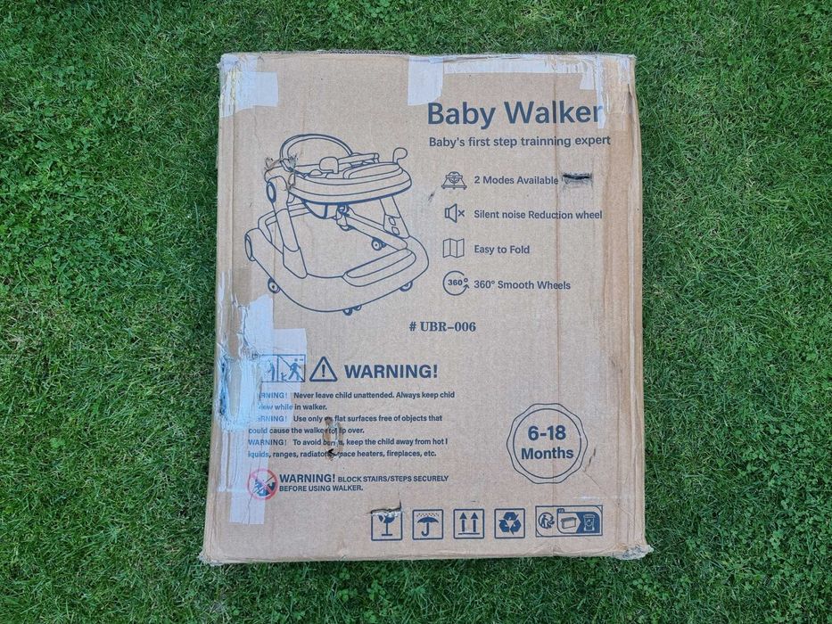 Rotobil, premergator, antemergator BabyWalker nou, roz