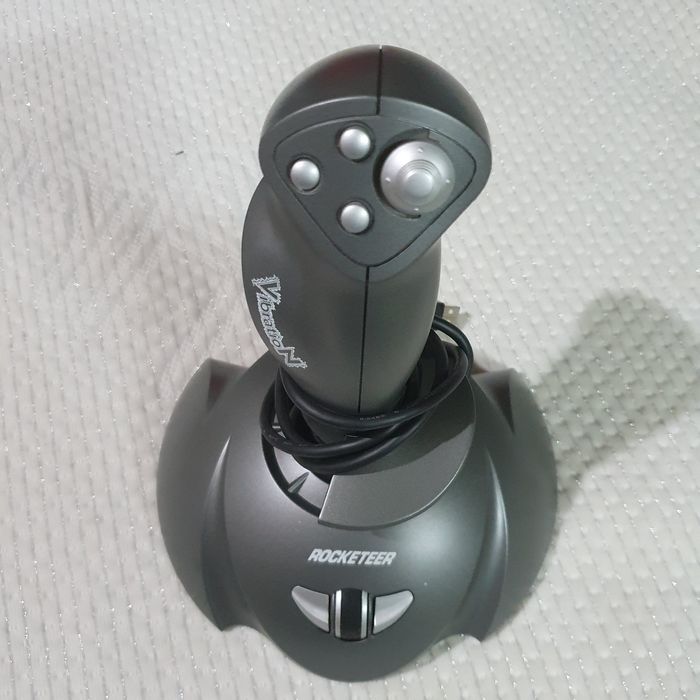 Joystick maneta controller rocketeer usb cu vibrații