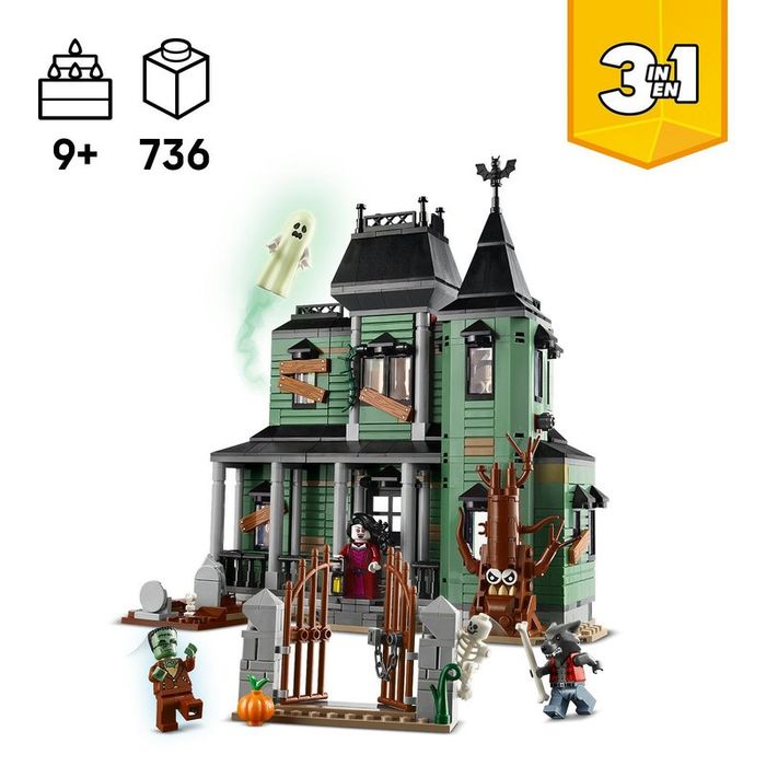 LEGO 31167 Creator 3 в 1 Призрачно имение Haunted Mansion 736 части