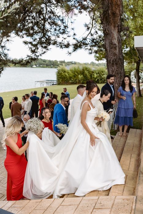 Rochie mireasa vorset reglabil masura S/M