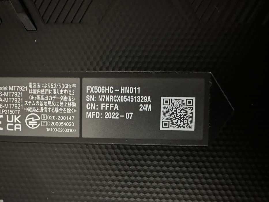 Laptop Asus Gaming Tuf F15