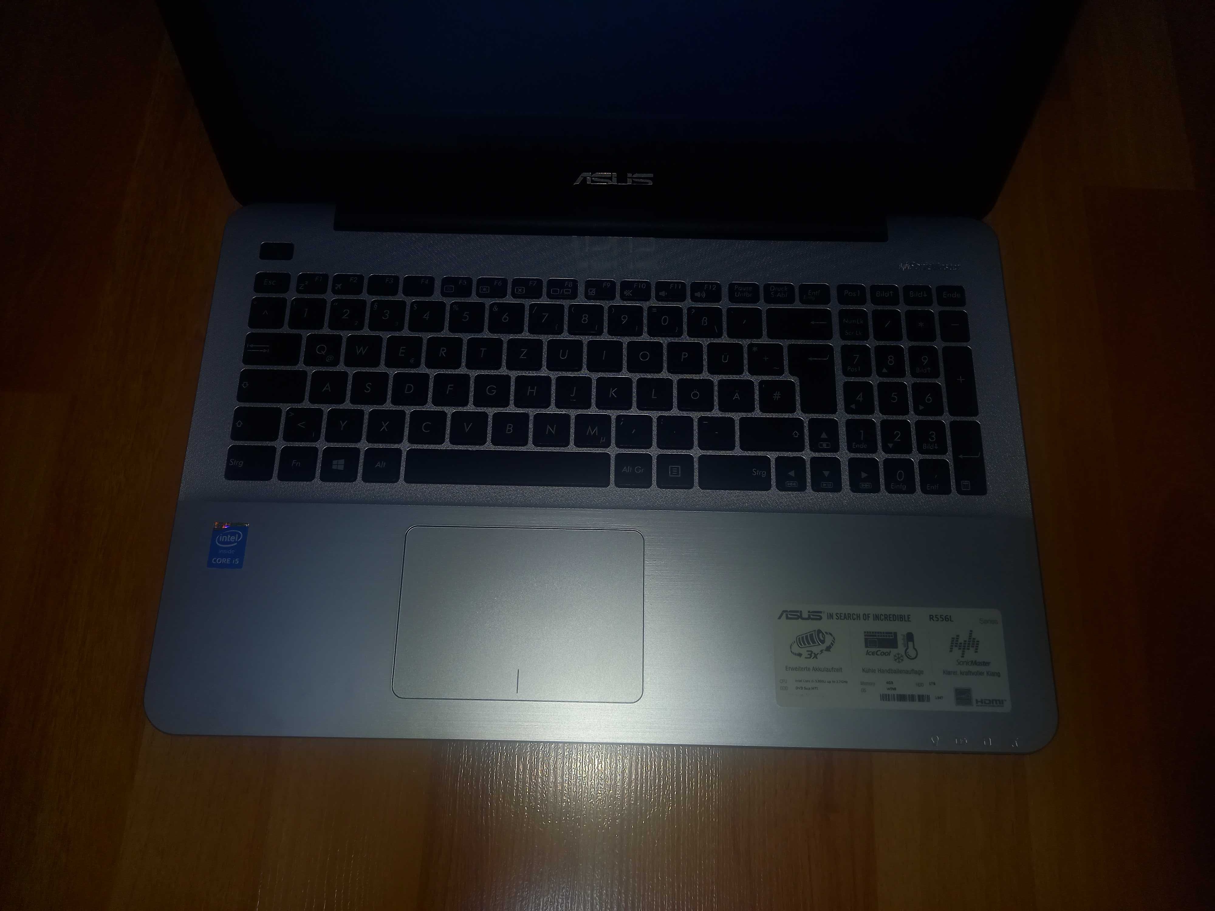 Vand laptop Asus R556L15,6"  I5  5200U 8G 500G HDMI