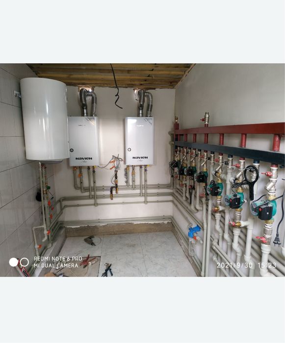 Сантехник монтаж отопление установка газовых котлов