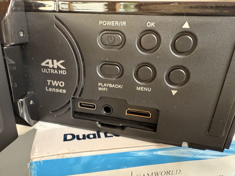 Camera Vlogging Dual lens noua